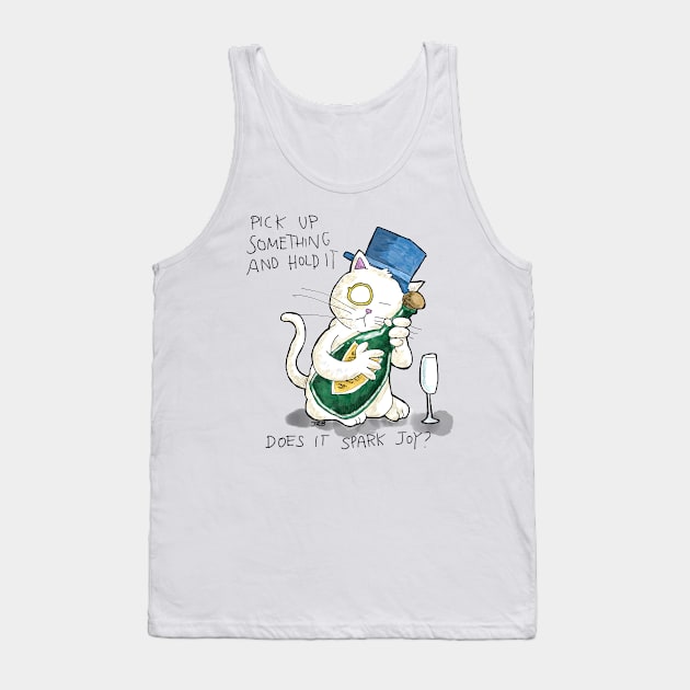 Dapper Cat - Spark joy Tank Top by johnnybuzt